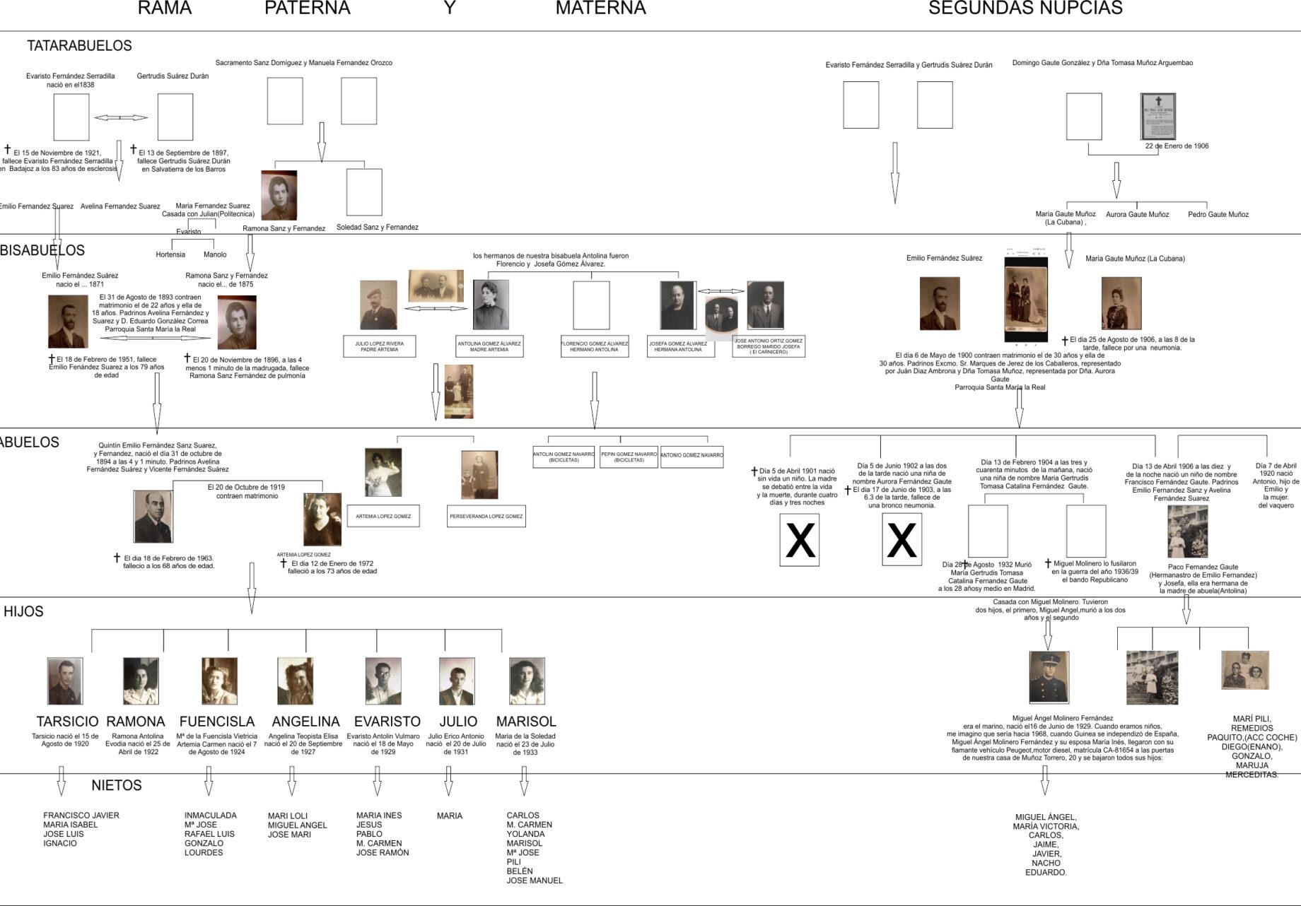 Arbol Genealógico de los Fernández